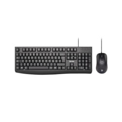 Vultech KM-821 clavier Souris incluse USB QZERTY Anglais, Italien Noir