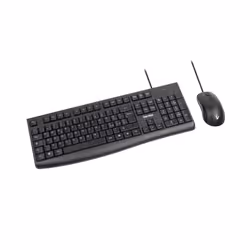 Vultech KM-821 clavier Souris incluse USB QZERTY Anglais, Italien Noir