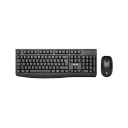 Vultech KM-821W clavier Souris incluse RF sans fil QZERTY Anglais, Italien Noir