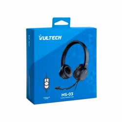 Vultech HS-03 écouteur/casque Avec fil Arceau Bureau/Centre d'appels USB Type-A Noir - Vue supplémentaire 6