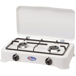 Cf Parker - réchaud à gaz 2 feux avec thermocouple - parker