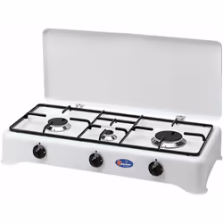 CUISINIÈRE À GAZ 3 FEUX CUISINIÈRE À GAZ 3 FEUX mod. 5324 CGP PARKER La cuisinière à gaz à 3 brûleurs est dotée d'un brûleur ...