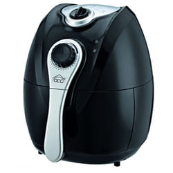 DCG Eltronic FR3503N friteuse Unique 3,2 L 1300 W Friteuse d’air chaud Noir