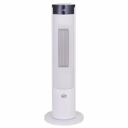 DCG Eltronic PTC5171, Chauffage de ventilateur électrique, Vitrocéramique, Intérieure, Sol, Blanc, LED