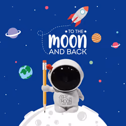 Legami Taille-Crayon à Manivelle - To The Moon and Back - Vue supplémentaire 2