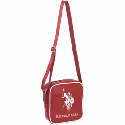 U.S. Pol o ASSN. Sac à épaule bandoulière rouge pour homme - Morny Crossbody Bag M 207044