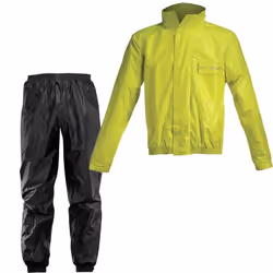 Acerbis Logo Combinaison de pluie 2 pièces, noir-jaune, taille XL pour Hommes