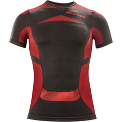 Acerbis X-Body Chemise fonctionnelle, noir-rouge, taille S M pour Hommes