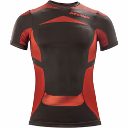 Acerbis X-Body Chemise fonctionnelle, noir-rouge, taille S M pour Hommes