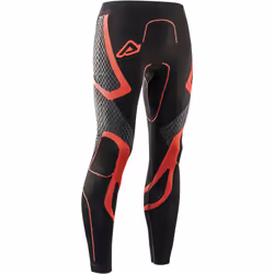 Acerbis X-Body Pantalon fonctionnel, noir-rouge, taille L XL pour Hommes