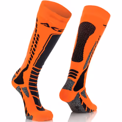 Acerbis MX Pro Chaussettes, noir-orange, taille L XL pour Hommes