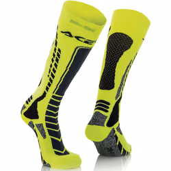 Acerbis MX Pro Chaussettes, noir-jaune, taille L XL pour Hommes