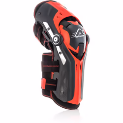 Acerbis Gorilla Protecteurs de genou, noir-rouge pour Hommes