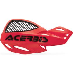 Acerbis MX Uniko Vented Protecteurs de main, noir-rouge pour Hommes
