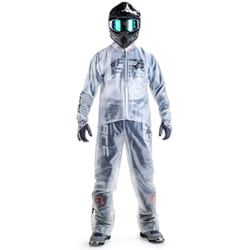 Acerbis Rain Transparent 3.0 Veste de pluie, blanc, taille L XL pour Hommes