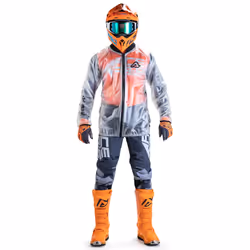 Acerbis Transparent 3.0 Veste de pluie, blanc, taille L XL pour Hommes