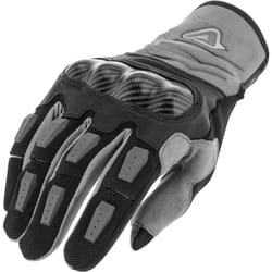 Acerbis Carbon G 3.0 Gants de moto, noir-gris, taille M pour Hommes