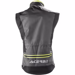 Acerbis Enduro One Blouson textile de moto, noir-jaune, taille L pour Hommes