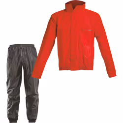 Acerbis Logo Combinaison de pluie 2 pièces, noir-rouge, taille L pour Hommes