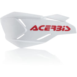 Acerbis X-Factory Coquille de garde de main, blanc-rouge pour Hommes
