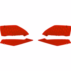 Acerbis X-Ultimate Couverture de garde de main, rouge pour Hommes