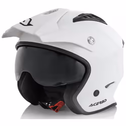 Acerbis Aria Casque Jet, blanc, taille XS pour Hommes
