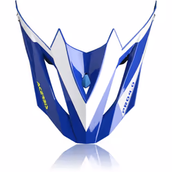 Acerbis Profile 4 Pic casque, blanc-turquoise-bleu pour Hommes