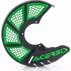 Acerbis X-Brake 2.0 Couverture de disque avant, noir-vert pour Hommes