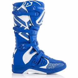Acerbis X-Team Bottes Motocross, blanc-bleu, taille 43 pour Hommes