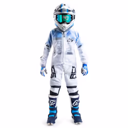 Acerbis Transparent 3.0 Veste de pluie d'enfants, blanc, taille L XL pour Des gamins