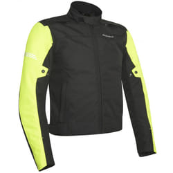 Acerbis Discovery Ghibly Veste textile de moto, noir-jaune, taille 2XL pour Hommes