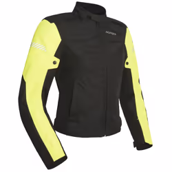 Acerbis Discovery Ghibly Veste textile de moto de dames, noir-jaune, taille L pour Femmes