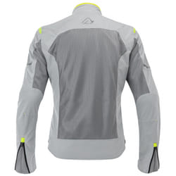 Acerbis Ramsey Vented Veste textile de moto pour dames, gris-jaune, taille S pour Femmes
