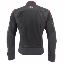 Acerbis Ramsey Vented Veste textile de moto pour dames, noir-rose, taille 2XL pour Femmes