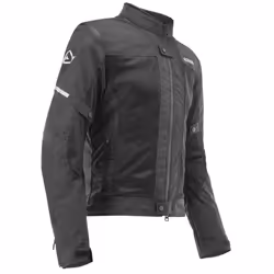 Acerbis Ramsey Vented Blouson textile de moto, noir, taille 2XL pour Hommes