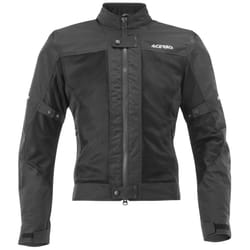Acerbis Ramsey Vented Blouson textile de moto, noir, taille 3XL pour Hommes