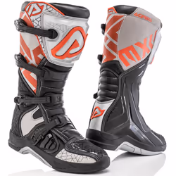 Acerbis X-Team Bottes Motocross, noir-gris, taille 42 pour Hommes