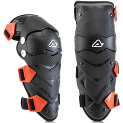 Acerbis Impact Evo Jeune Motocross Knee Protector, noir-rouge