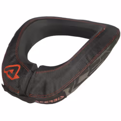 Acerbis X-Round Brace de cou de Motocross, noir-rouge pour Hommes