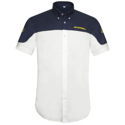 Acerbis Team chemise, blanc-bleu, taille 2XL pour Hommes