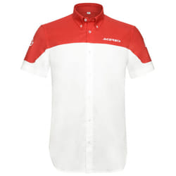 Acerbis Team chemise, blanc-rouge, taille 3XL pour Hommes