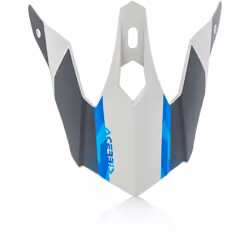 Acerbis Steel Kinder/Eclipse Pic casque, gris-blanc-bleu pour Garçons