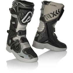 Acerbis X-Team Bottes de motocross pour enfants, noir-gris, taille 35 pour Des gamins