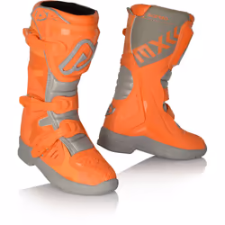 Acerbis X-Team Bottes de motocross pour enfants, gris-orange, taille 36 pour Des gamins