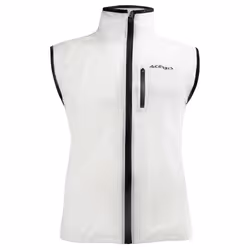 Acerbis Rain Dek Pack Gilet de pluie, blanc, taille XL pour Hommes