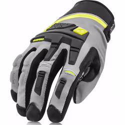 Acerbis X-Enduro Gants de moto, noir-jaune, taille S pour Hommes