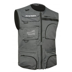 Acerbis Photographer Gilet, gris, taille L pour Hommes