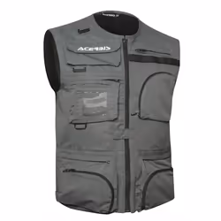 Acerbis Photographer Gilet, gris, taille XL pour Hommes