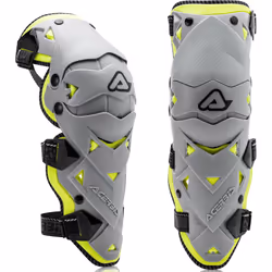 Acerbis Impact Evo 3.0 Protecteurs de genou, gris-jaune pour Hommes