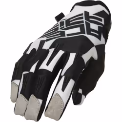Acerbis MX X-H Gants de moto, noir-blanc, taille M pour Hommes